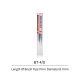 Interchangeable Aluminum-Shank Fine Brush Tips -- 4/0 pkg(3), All Scales, DSPIAE 40