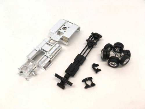 Kenworth-Peterbilt-GMC Chassis - Kit -- Chrome, HO, Herpa Models 5486