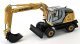 New Holland We170 Wheeled Excavator -- Yellow, Black, HO, Herpa Models 6480
