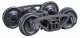 Barber(R) S-2-B 70-Ton Friction Bearing Self-Centering HGC Trucks -- Code 88 (.088`) 33` S, HO, Kadee Quality Products 1566