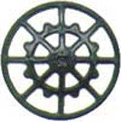 Ajax Type Brake Wheels pkg(8) -- Black, HO, Kadee Quality Products 2040