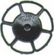 Miner Type Brake Wheels pkg(8) -- Black, HO, Kadee Quality Products 2042