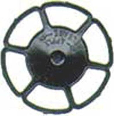 Miner Type Brake Wheels pkg(8) -- Black, HO, Kadee Quality Products 2042