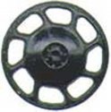 Universal Type Brake Wheels pkg(8) -- Black, HO, Kadee Quality Products 2043