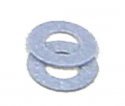 Insulating Fiber Washers pkg(48) -- .010′ .03cm Thick (gray), All Scales, Kadee Quality Products 209