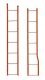 40′ PS-1 Boxcar Ladder Set -- (Red Oxide) Includes Ends & Sides, HO, Kadee Quality Products 2101