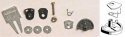 Swing Bracket Adaptor - Kit -- 1 Pair, HO, Kadee Quality Products 454