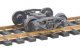 Bettendorf 50-Ton Fully Sprung Self-Centering Metal Trucks -- Code 110 (.110`) 33` Smooth-B, HO, Kadee Quality Products 550