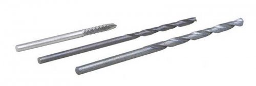 Tap & Drill Set -- 0-80 Tap, 52 & 55 Drills, All Scales, Kadee Quality Products 780