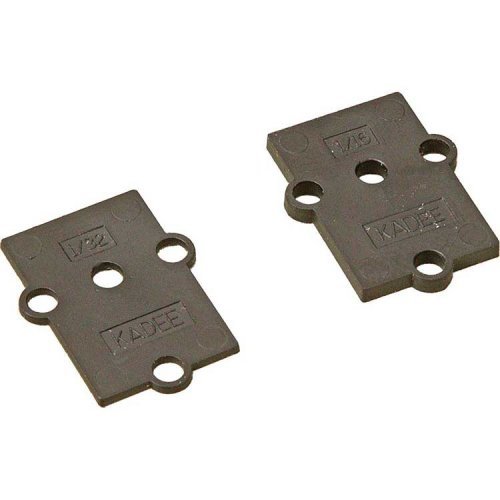 851 O Scale Plastic Shims -- For 817 or 819 Gearbox 1/16 & 1/32′ (black) 8 of Each, O, Kadee Quality Products 851