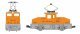 2-Axle Steeple Cab Electric - Standard DC - Pocket Line -- Kato Traction KATR 50 (yellow, red), N, Kato USA Inc 10504US