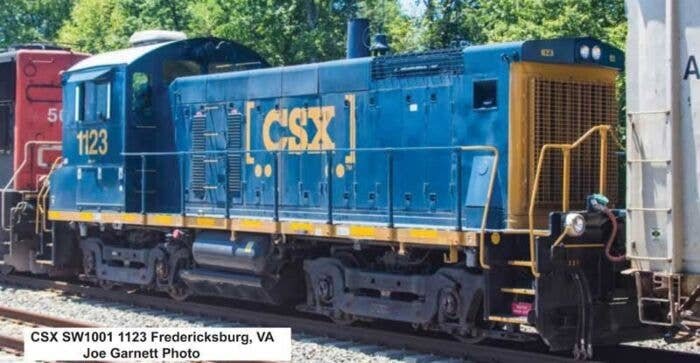 EMD SW1001 - Sound and DCC -- CSX 1127 (YN3B, blue, yellow, Boxcar Logo), HO, Bowser Manufacturing Co. 60602