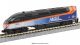 Motive Power Industries MP36PH - Standard DC -- Metra 424 (2020, gray, blue, orange, black roof), N, Kato USA Inc 1766124