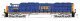 EMD SD70M with Flat Radiators - Standard DC -- CSX 4688 Spirit of Tampa (blue, yellow, Boxcar Logo, N, Kato USA Inc 1767617
