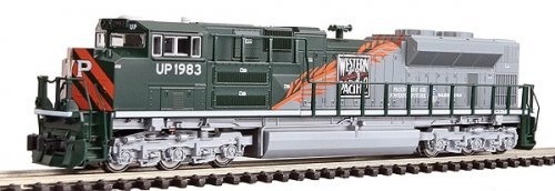 EMD SD70ACe - Standard DC -- Union Pacific 1983 (Western Pacific Heritage Scheme, silver, green), N, Kato USA Inc 1768410