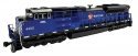 EMD SD70ACe with Nose Headlight - Standard DC -- Montana Rail Link 4401 (blue, white, red), N, Kato USA Inc 1768531