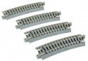 Curved Roadbed Track Section - Unitrack -- 15-Degree, 12-3/8′ 315mm Radius pkg(4), N, Kato USA Inc 20121