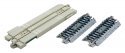 Unitrack -- Double Track Attachment Set for Automatic Crossing Gate, N, Kato USA Inc 20653