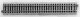 Straight Roadbed Track Section - Unitrack -- 9-3/4′ 246mm pkg(4), HO, Kato USA Inc 2150