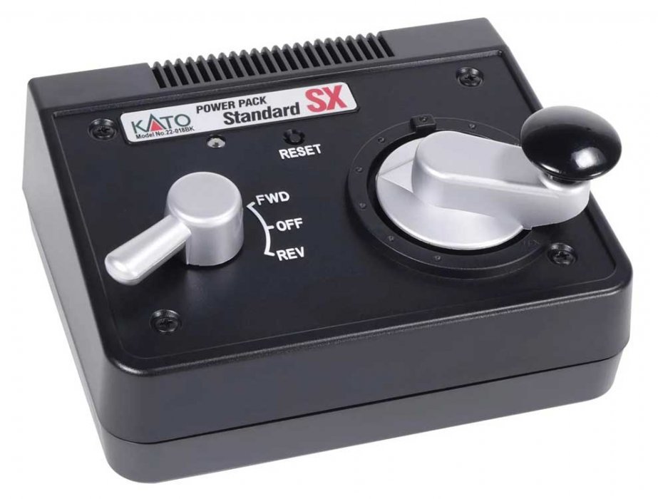 Standard SX Power Pack - Standard DC - Unitrack -- For HO and N Scale Trains (black hous, All Scales, Kato USA Inc 22018BK1