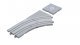 Street Track - Unitram -- Double Track Right Hand Curve 7-1/16′ 180mm Radius 45 Degrees, N, Kato USA Inc 40104