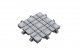 Street Track - Unitram -- Double Track 90 Degree Crossing 2-7/16′ 62mm, N, Kato USA Inc 40301