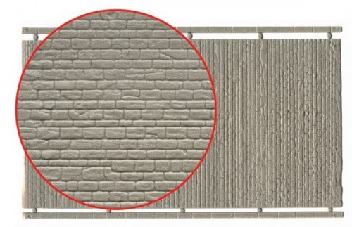Wall Section Dressed Stone, N, Kibri 37968