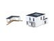 Lina Cube House with Terrace -- Polyplate Kit - 11.9 x 13.9 x 7.4cm, HO, Kibri 38339