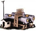 National Oil Co. -- Kit - 5-1/2 x 4-1/2 x 2-3/4′ 13.7 x 11.2 x 6.8cm, HO, Life-Like Products 1331