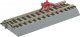 American Flyer(R) FasTrack(R) -- 5′ Straight Track w/Lighted Bumper, S, Lionel 649866