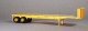 40′ Trailmobile Flatbed Trailer -- Construction Yellow, HO, Lonestar Models 5010