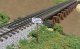 Wood Estuary Railroad Trestle -- Laser-Cut Wood Kit - 14 x 90 Scale Feet, HO, B.T.S. 27144