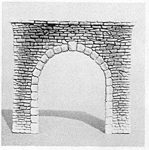 Tunnel Portal - Single Track -- Random Stone 4-3/4 x 5′ 11.5 x 13cm, HO, Pre-Size Model Specialities 103