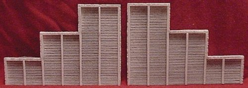 Tunnel Abutments pkg(2) -- Timber - 6-3/4 x 4-1/2′ 17 x 11.5cm, HO, Pre-Size Model Specialities 107