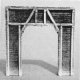 Single Track Tunnel Portal -- Timber - 2-1/2 x 2-3/8′ 6.2 x 5.9cm, N, Pre-Size Model Specialities 201
