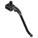 Standard Trainline Air Hose -- Fits 489-95xxx, 107xx, 123xx, 134xx Series Cars 10 Pairs, N, Micro Trains Line 49920770