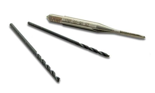 Tap & Drill Set -- 00-90, N, Micro Trains Line 98800121
