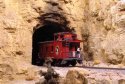 Single-Track Tunnel Portal -- Blasted Rock, HO, Monroe Models 109
