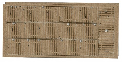 Junk Yard Fence - Laser-Cut Kit -- Unpainted, HO, Monroe Models 2309