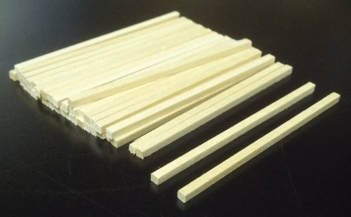 Turnout (Switch) Ties -- 3′ 7.62cm pkg(40), HO, Northeastern Scale Lumber 6060