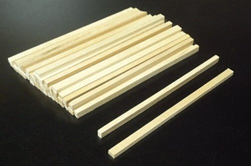 Turnout (Switch) Ties -- 5′ 12.7cm pkg(40), O, Northeastern Scale Lumber 6070