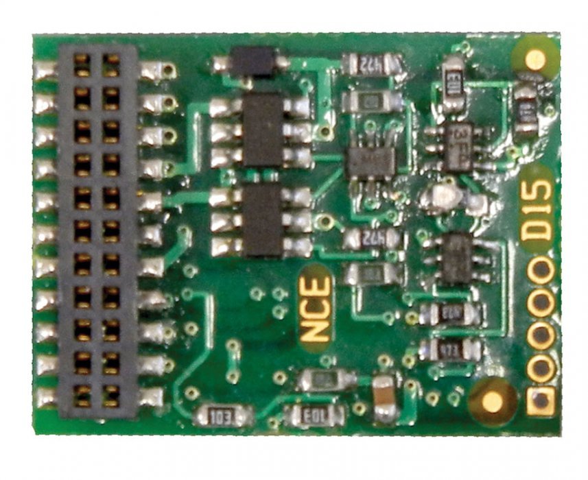 6-Function DCC Control Decoder -- With 21-Pin MTC Plug, All Scales, NCE Corporation 156