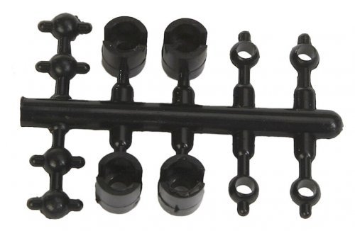 Universal Driveline Couplers -- 2.0mm Primary Cups Shaft, Add′l Cups & Horned Ball S, All Scales, Northwest Short Line 4896