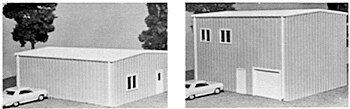 Yard Office -- Kit - 4-1/4 x 5-1/2′ 11.4 x 14cm, HO, Pikestuff 16
