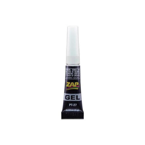 Zap Gel CA Adhesive -- 1/10oz 3mL, All Scales, Robart Mfg Inc 27