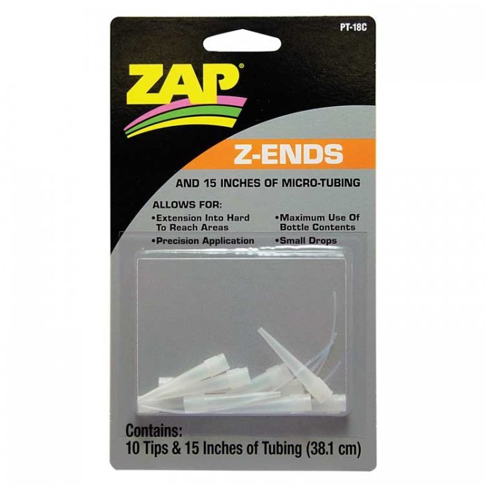 Adhesive -- Z-Ends Dispensing Tips & Tubes, All Scales, Robart Mfg Inc 441