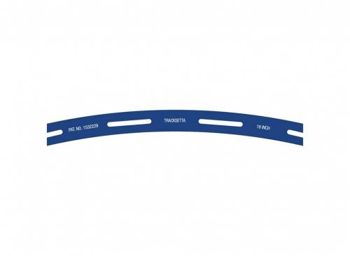 Tracksetta Track Laying Template -- 18′ 45.7cm Radius Curve, HO, Peco OOT18