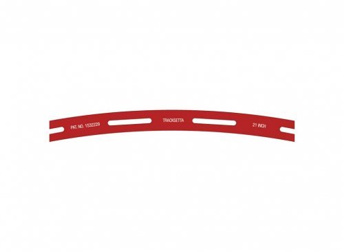 Tracksetta Track Laying Template -- 21′ 53.3cm Radius Curve, HO, Peco OOT21