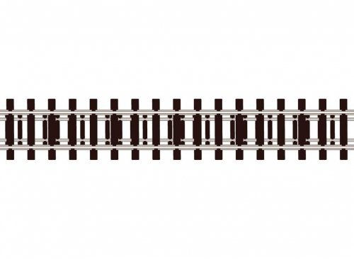 Code 80 Wooden Tie Flex Track - Streamline -- 36′ 91.4cm Section, N, Peco SL300