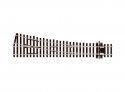 Code 75 Streamline Medium Radius Turnout -- Right Hand, Electrofrog, HO, Peco SLE195